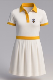 Polo Dress - White